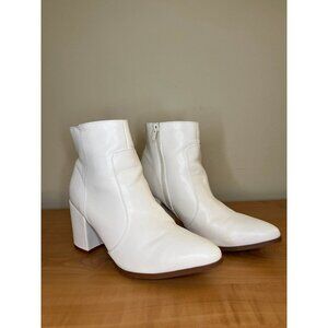 Madden Girl White Ankle Boots White Booties